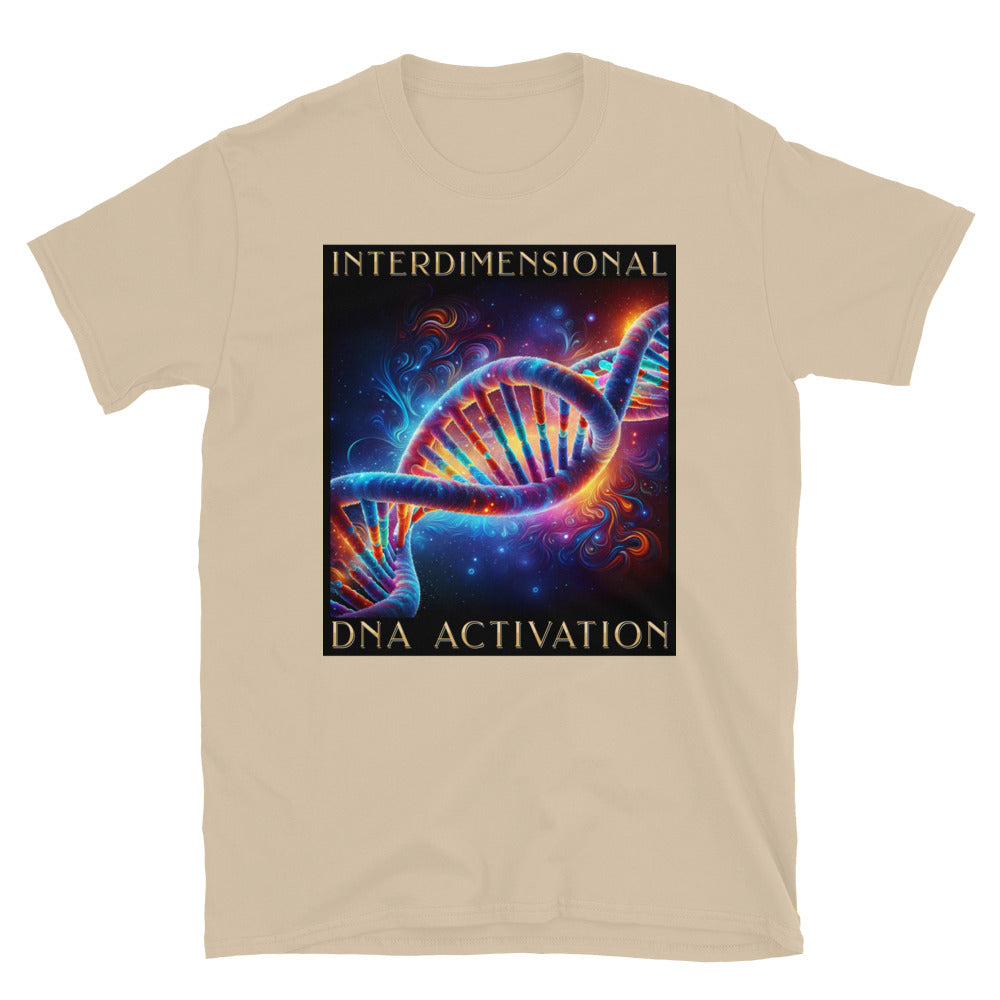 Interdimensional DNA Activation TShirt - Sand Color - https://ascensionemporium.net